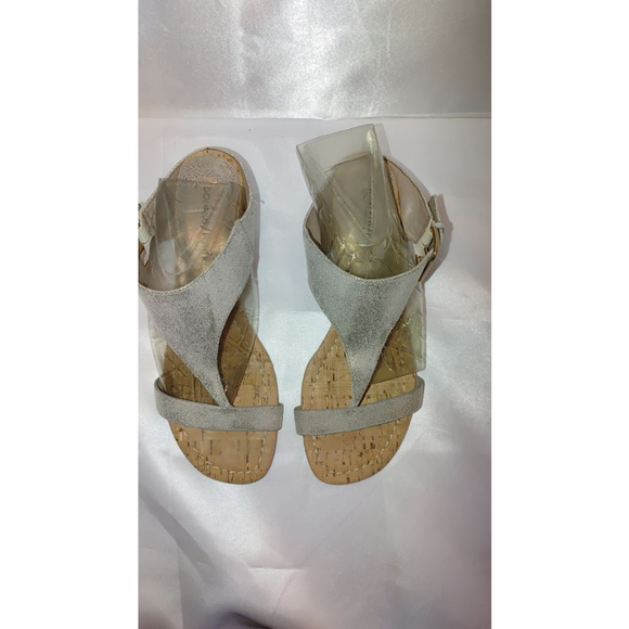 Donald J. Pliner Donni Dylan Size 8.5M Sandals in Metallic Silver - Picture 3 of 6